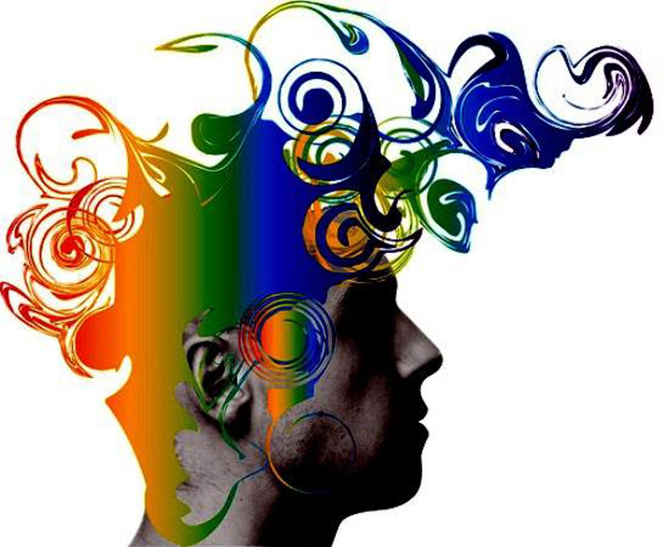 Foto: Kreativt hode illustrasjon av kreativt hode